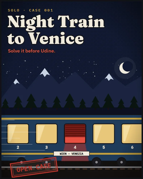 Case cover: Night Train to Venice