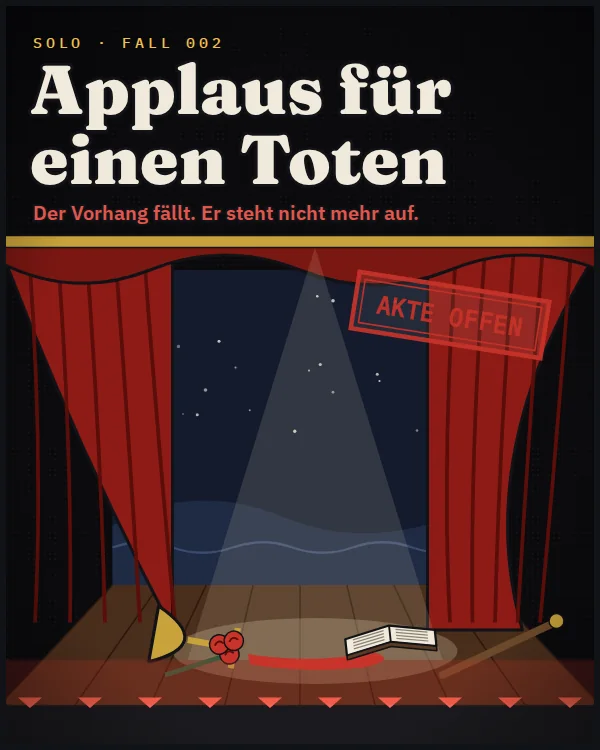 Titelbild: Applaus für einen Toten